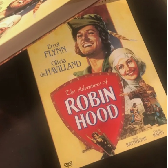 The Adventures of Robin Hood DVD 1938 Olivia de Havilland, Errol Flynn VGC - Picture 2 of 6